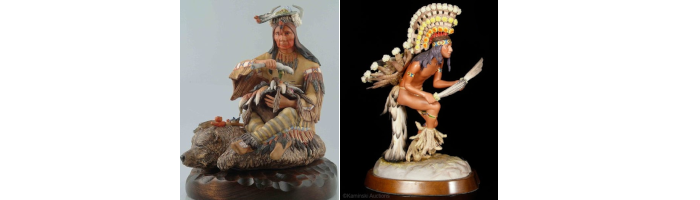 Considerations When Selling the Cybis Sculptures of Native Americans
